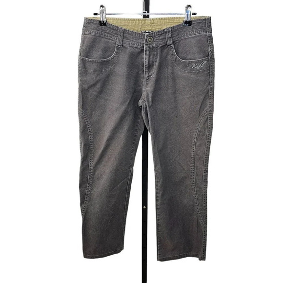 KUHL Womens Pants Outdoor Hiking  Gray Size 4P - Picture 1 of 11